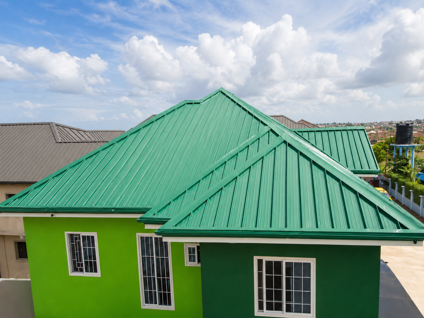 Classic Green Standing Seam Roofing Installation